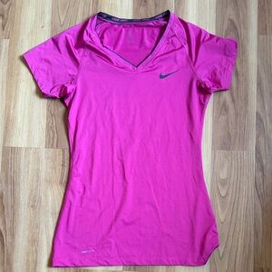 Nike Women's Vivid Pink Short Sleeve Tee